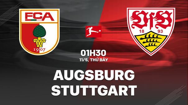 Nhận định bóng đá Augsburg vs Stuttgart 1h30 ngày 11/5 (Bundesliga 2023/24). Hãy đến F8BET cá cược bóng đá để biết thêm thông tin.