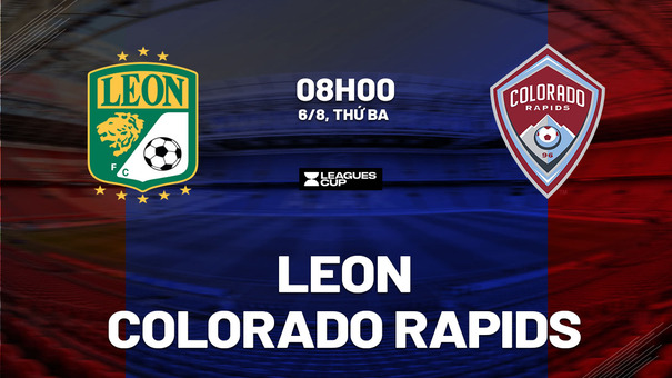 Nhận định Leon vs Colorado Rapids 8h00 ngày 6/8 (Leagues Cup 2024). Hãy đến F8BET cá cược bóng đá .