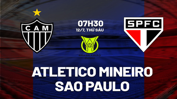 Nhận định Sao Paulo vs Atletico Mineiro 7h30 ngày 29/8 (Cúp QG Brazil 2024). Hãy đến F8BET cá cược bóng đá .
